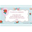 Invitación Shabby Chic Pers