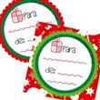 Stickers cuad. Snow para regalos 24u