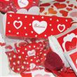 Carpitas cierra bolsa corazones 8u