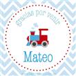 Tarjetitas Tren 20u Pers