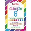 Invitación Multicolor Pers