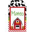 Tarjetas largas con cinta Granja 24u Pers