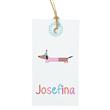 Tarjetas largas con cinta Salchicha 20u Pers