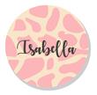 Tarjetitas redondas Safari Glam 20u Pers