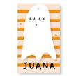Tarjetitas dobles con cinta Halloween BOO 12u Pers