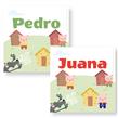 Tarjetitas Los tres chanchitos 16u Pers