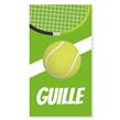 Tarjetas largas con cinta Tenis 20u Pers