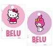 Tarjetitas dobles con cinta Kitty 16u Pers