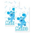 Tarjetas largas con cinta Las pistas de Blue 12u