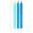 Velas de gibré medianas Blues 4u