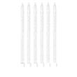 Velas finitas gibre blancas 6u