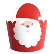 Wrapper. Faja cubre cupcake Papá Noel 6u