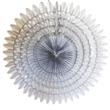 Roseta medallon calado plateado 50cm
