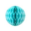 Esfera panal chico 18cm aguamarina/verde agua