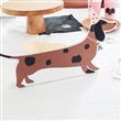 Adorno reversible gde Perro salchicha marron