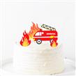 Pinches para torta Set Bombero 4u