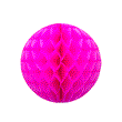 Esfera panal chico 18cm fucsia