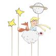 Pinche para torta Set x4 El Principito