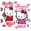 Afiche Pers. Hello Kitty roja