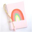 Cuaderno Pastel Rainbow hojas lisas Pers