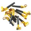 Cornetitas extensibles PLATEADAS (asusta suegras) 10u