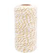 Hilo Baker Twin Dorado y blanco 5mt