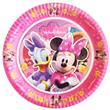 Bandeja redonda de cartón Minnie Mouse