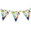 Banderin triangulos Dinos Happy. Importado