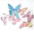 Banderín troquelado Mariposas