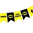 Banderín rectangulos BATMAN Pers.