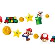 Banderín troquelado Mario Bros