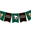 Banderín Futbol Glam rectangulos pers