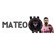 Banner de papel Futbol Inter Miami Pers.