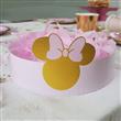 Base de telgopor Minnie oro (cabeza)