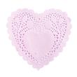 Blondas corazón Rosa 10cm 20u