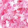 Boa navideña con estrellas rosa