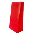 Bolsa con base lisa roja 10u