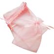 Bolsita de organza rosa