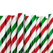 Bombillas rayas met navidad 12u