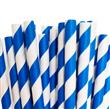 Bombillas rayas azules 12u