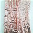 Camino lentejuelas rose gold