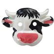 Careta plástica vaca 6u