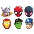Careta de cartón Super Hero 10u