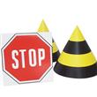 Cono y cartel STOP