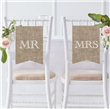 Cartel Silla arpillera Mr.Mrs (Mod.2) con cinta