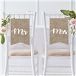 Cartel Silla arpillera Mr.Mrs (Mod.1) con cinta