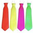 Corbata plastica Neon/Fluo