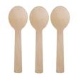Cubierto bambu. Cuchara lisa chica 10u