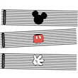 Fajas medianas Mickey 8u