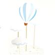 Pinche para torta Set x4 Globo aeroestatico blue Pers